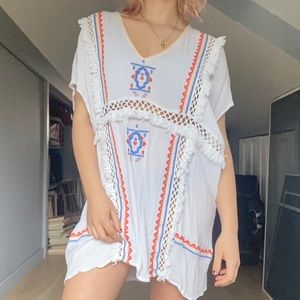 Trendy beach coverup